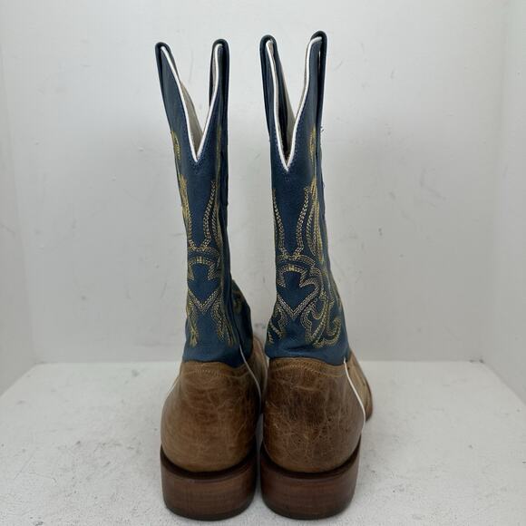 J.B. Dillon Reserve Windmark Brown Leather Western Cowboy Boot Men’s Size 8D main image 10